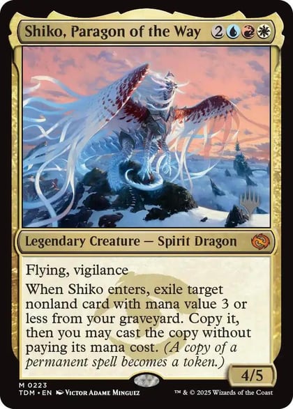 Shiko, Paragon of the Way, Promo Pack: Tarkir: Dragonstorm 223
