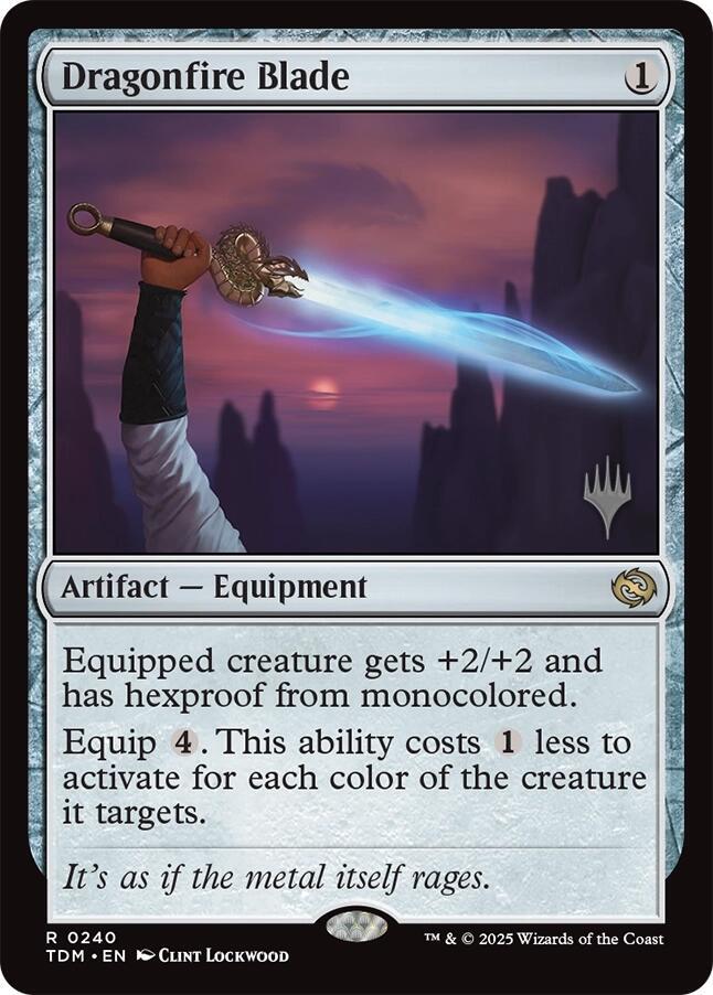 Dragonfire Blade, Promo Pack: Tarkir: Dragonstorm 240