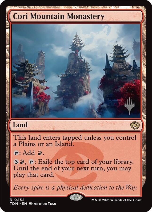 Cori Mountain Monastery, Promo Pack: Tarkir: Dragonstorm 252