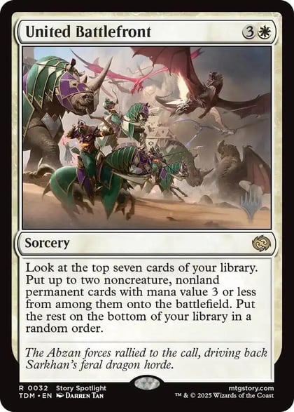 United Battlefront, Promo Pack: Tarkir: Dragonstorm 32