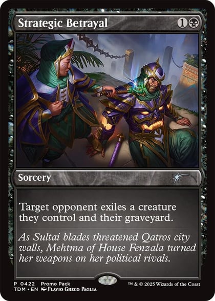 Strategic Betrayal, Promo Pack: Tarkir: Dragonstorm 422