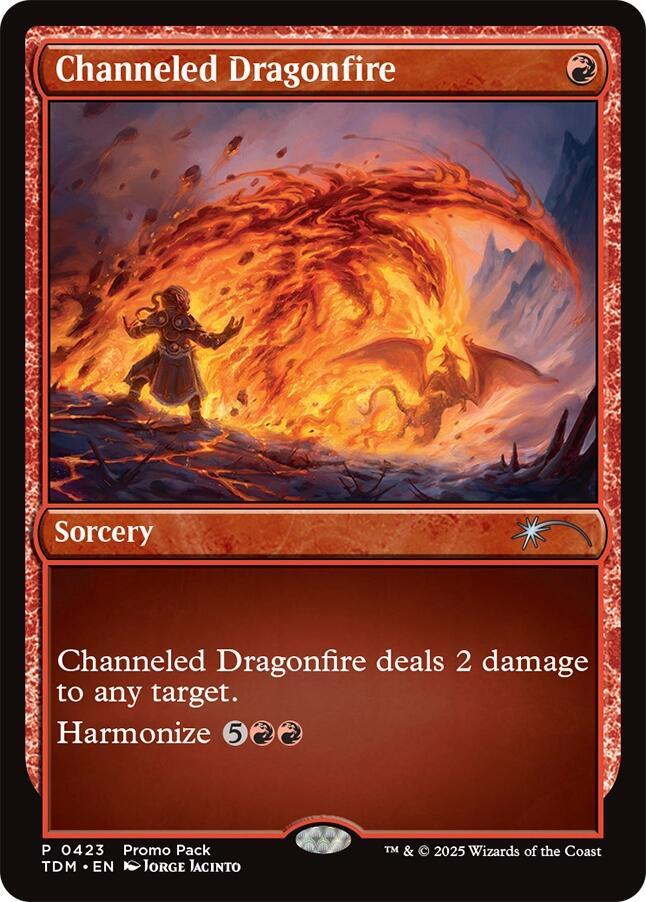Channeled Dragonfire, Promo Pack: Tarkir: Dragonstorm 423