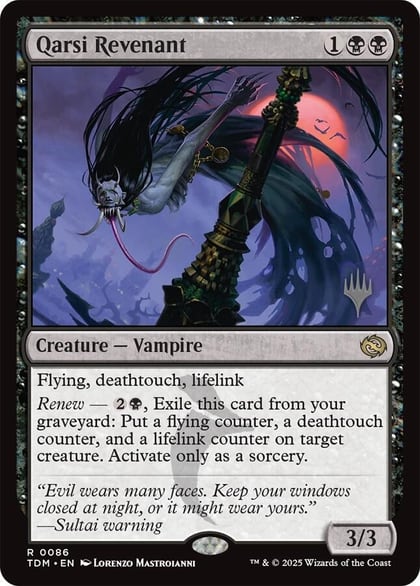 Qarsi Revenant, Promo Pack: Tarkir: Dragonstorm 86