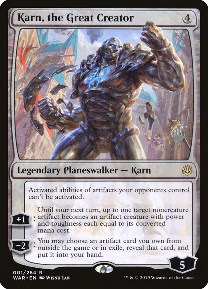 Karn, the Great Creator, Promo Pack: Theros Beyond Death 1