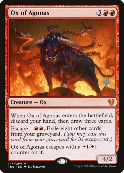 Ox of Agonas, Promo Pack: Theros Beyond Death 147