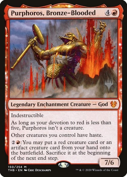 Purphoros, Bronze-Blooded, Promo Pack: Theros Beyond Death 150