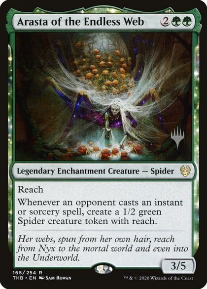 Arasta of the Endless Web, Promo Pack: Theros Beyond Death 165