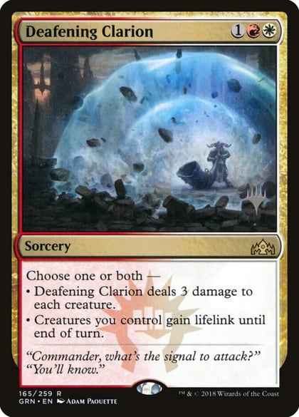 Deafening Clarion, Promo Pack: Theros Beyond Death 165