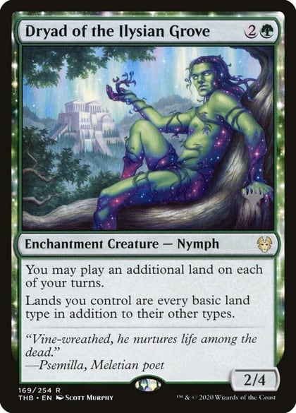 Dryad of the Ilysian Grove, Promo Pack: Theros Beyond Death 169