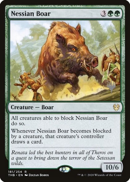 Nessian Boar, Promo Pack: Theros Beyond Death 181