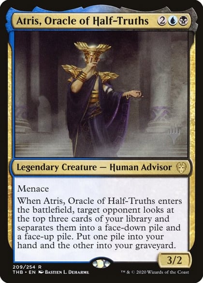 Atris, Oracle of Half-Truths, Promo Pack: Theros Beyond Death 209