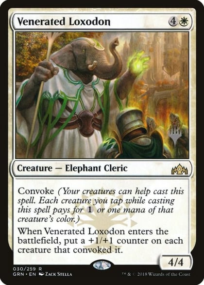 Venerated Loxodon, Promo Pack: Theros Beyond Death 30