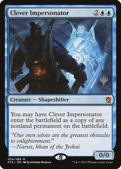 Clever Impersonator, Promo Pack: Theros Beyond Death 34