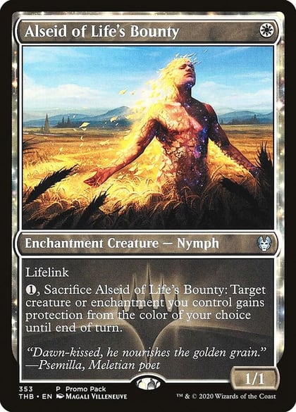 Alseid of Life's Bounty, Promo Pack: Theros Beyond Death 353