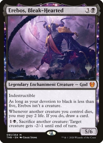 Erebos, Bleak-Hearted, Promo Pack: Theros Beyond Death 93
