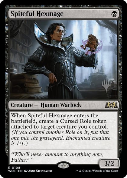 Spiteful Hexmage, Promo Pack: Wilds of Eldraine 108