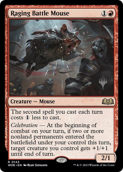 Raging Battle Mouse, Promo Pack: Wilds of Eldraine 143