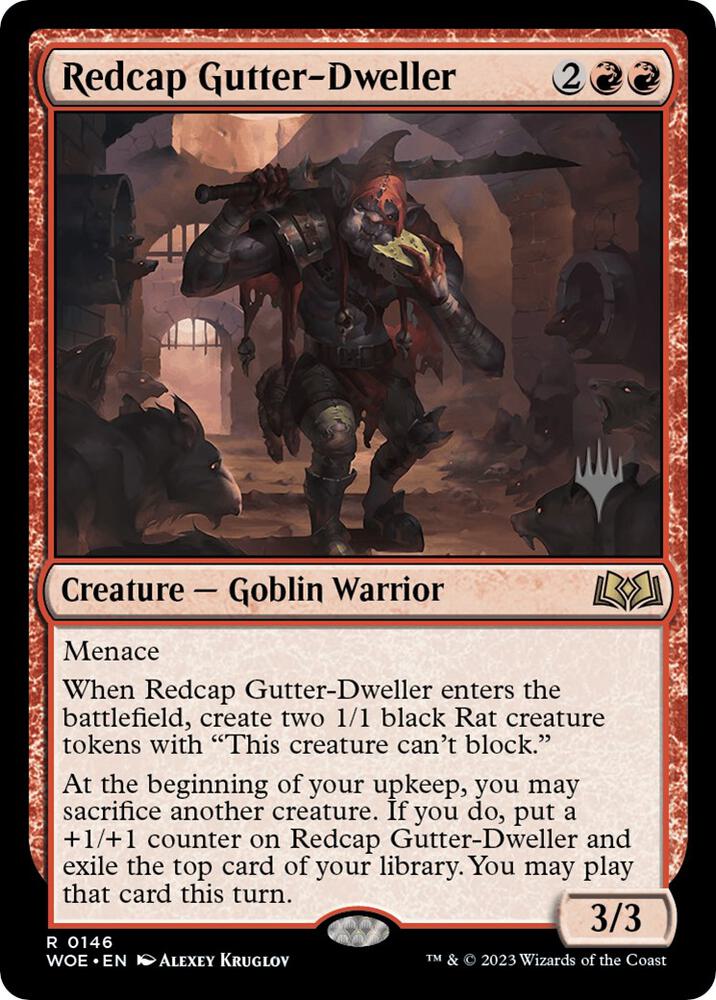 Redcap Gutter-Dweller, Promo Pack: Wilds of Eldraine 146