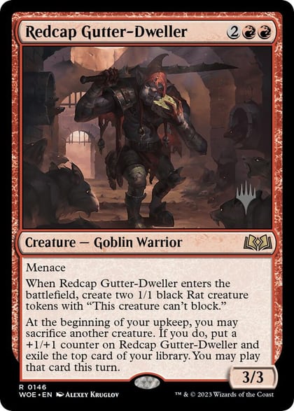 Redcap Gutter-Dweller, Promo Pack: Wilds of Eldraine 146