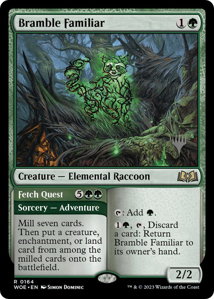 Bramble Familiar, Promo Pack: Wilds of Eldraine 164