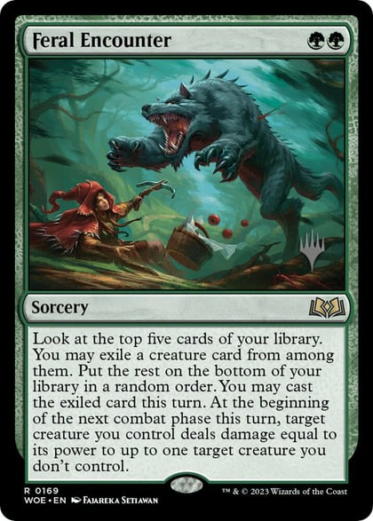 Feral Encounter, Promo Pack: Wilds of Eldraine 169