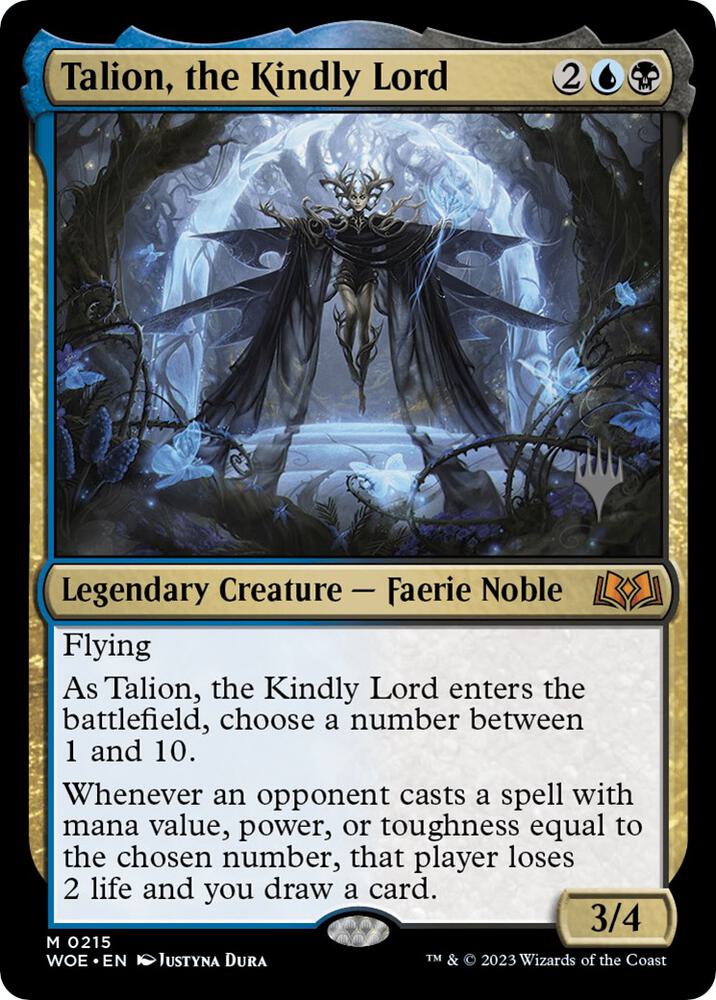 Talion, the Kindly Lord, Promo Pack: Wilds of Eldraine 215