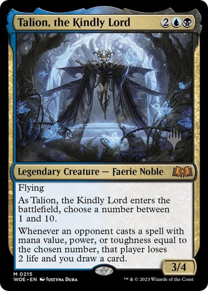 Talion, the Kindly Lord, Promo Pack: Wilds of Eldraine 215