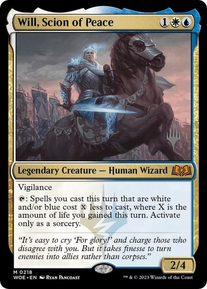 Will, Scion of Peace, Promo Pack: Wilds of Eldraine 218