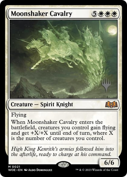 Moonshaker Cavalry, Promo Pack: Wilds of Eldraine 21