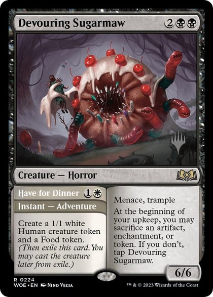 Devouring Sugarmaw, Promo Pack: Wilds of Eldraine 224