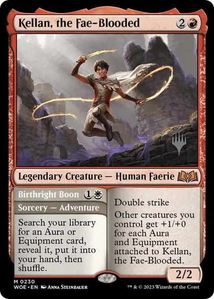 Kellan, the Fae-Blooded, Promo Pack: Wilds of Eldraine 230