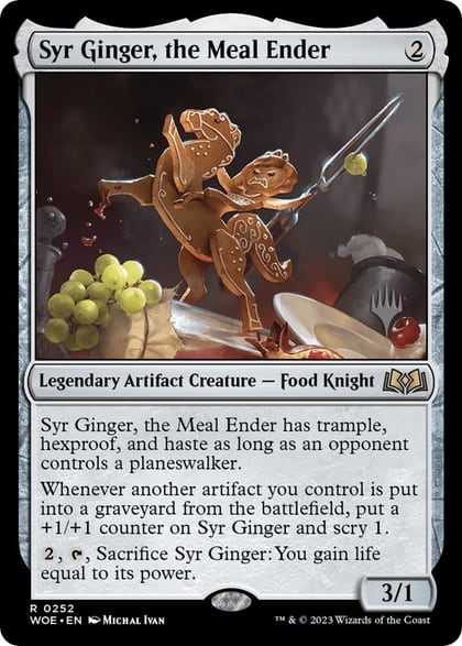 Syr Ginger, the Meal Ender, Promo Pack: Wilds of Eldraine 252