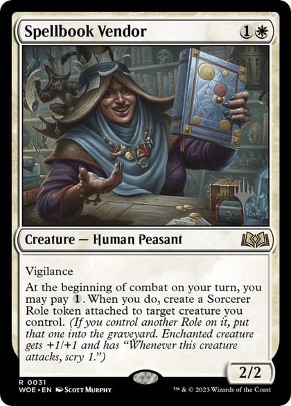 Spellbook Vendor, Promo Pack: Wilds of Eldraine 31