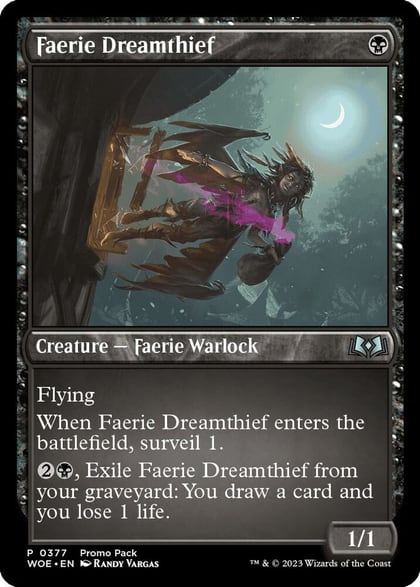 Faerie Dreamthief, Promo Pack: Wilds of Eldraine 377