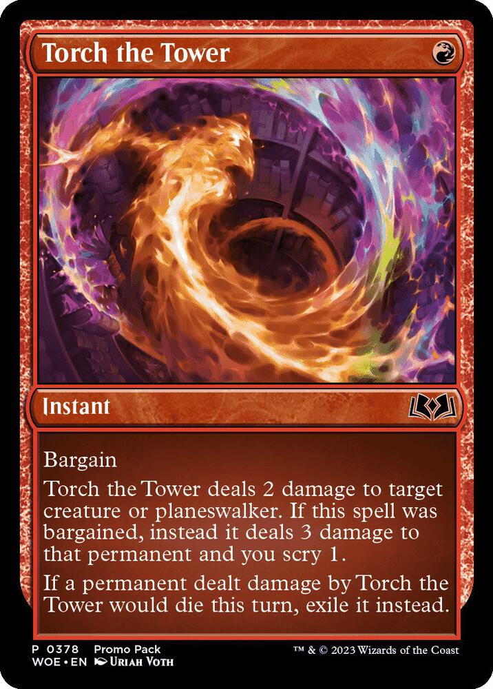 Torch the Tower, Promo Pack: Wilds of Eldraine 378