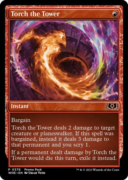 Torch the Tower, Promo Pack: Wilds of Eldraine 378