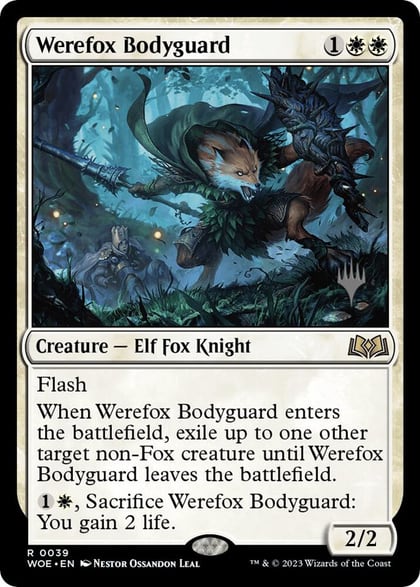Werefox Bodyguard, Promo Pack: Wilds of Eldraine 39