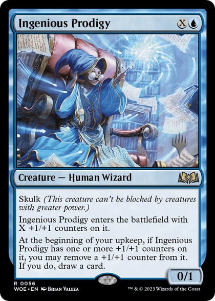 Ingenious Prodigy, Promo Pack: Wilds of Eldraine 56