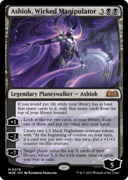 Ashiok, Wicked Manipulator, Promo Pack: Wilds of Eldraine 78