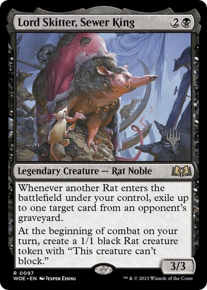 Lord Skitter, Sewer King, Promo Pack: Wilds of Eldraine 97