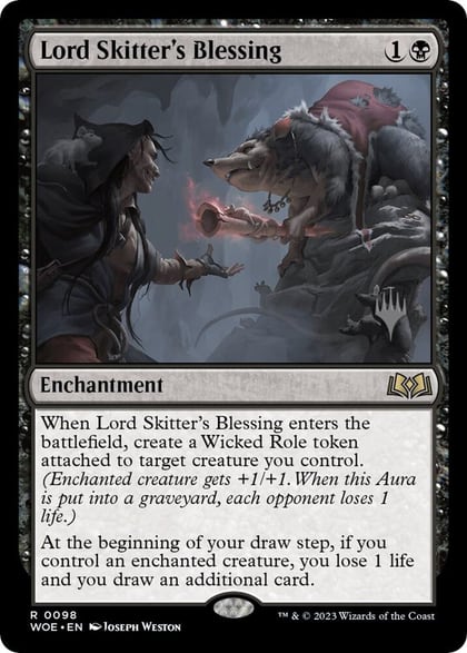 Lord Skitter's Blessing, Promo Pack: Wilds of Eldraine 98