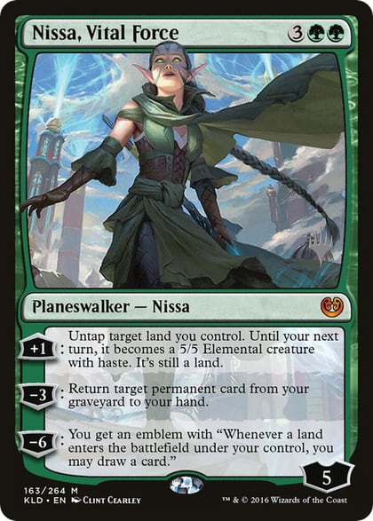 Nissa, Vital Force, Promo Pack: Zendikar Rising 163