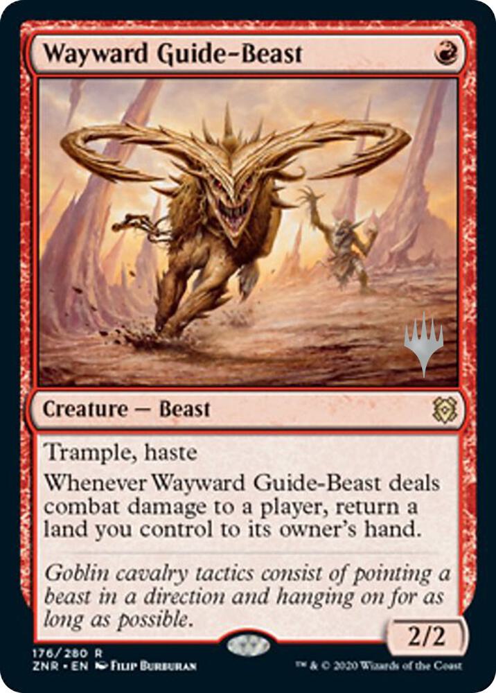 Wayward Guide-Beast, Promo Pack: Zendikar Rising 176