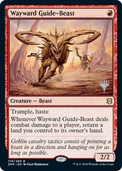 Wayward Guide-Beast, Promo Pack: Zendikar Rising 176