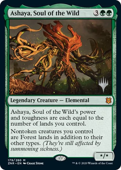 Ashaya, Soul of the Wild, Promo Pack: Zendikar Rising 179