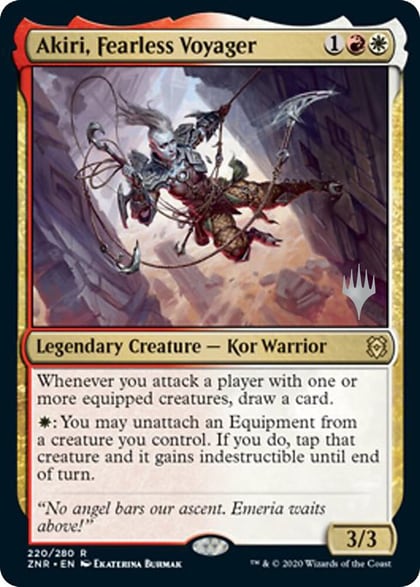 Akiri, Fearless Voyager, Promo Pack: Zendikar Rising 220