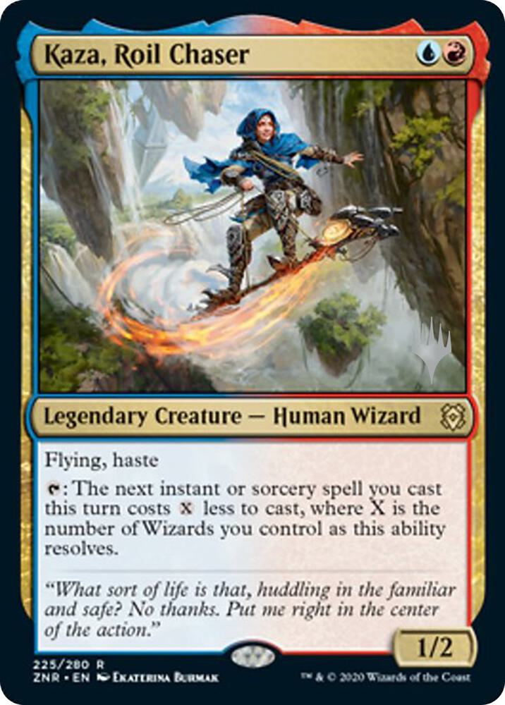 Kaza, Roil Chaser, Promo Pack: Zendikar Rising 225
