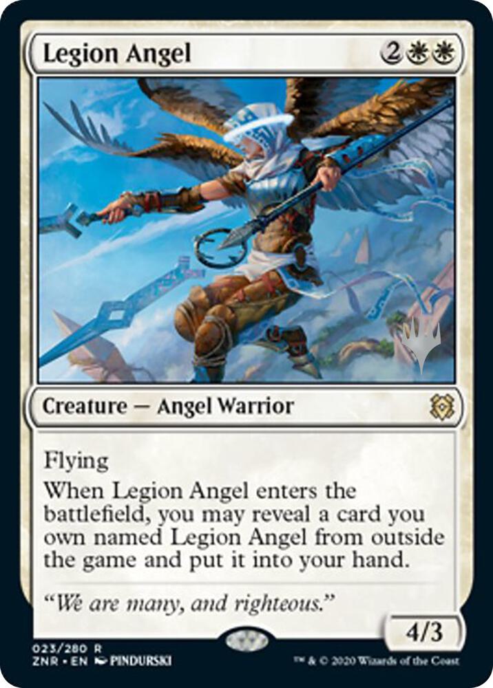 Legion Angel, Promo Pack: Zendikar Rising 23
