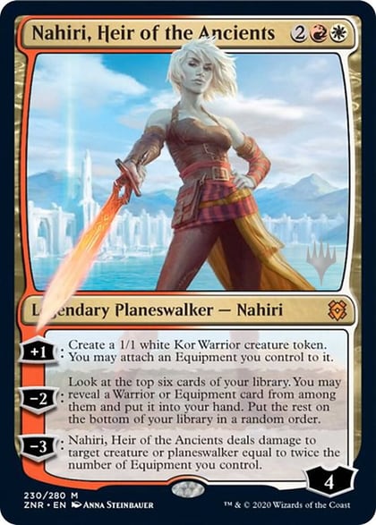 Nahiri, Heir of the Ancients, Promo Pack: Zendikar Rising 230