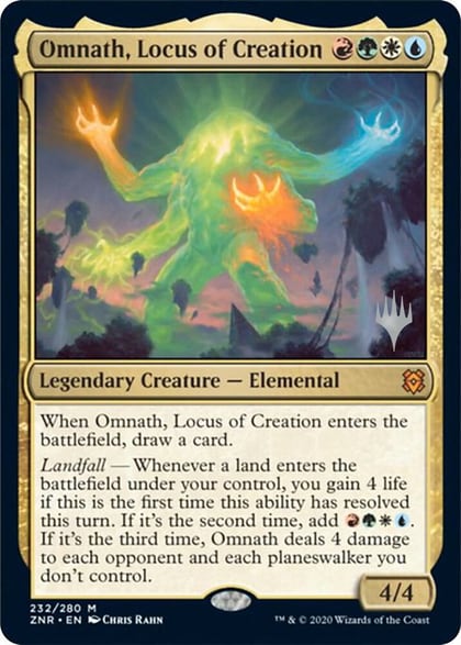 Omnath, Locus of Creation, Promo Pack: Zendikar Rising 232